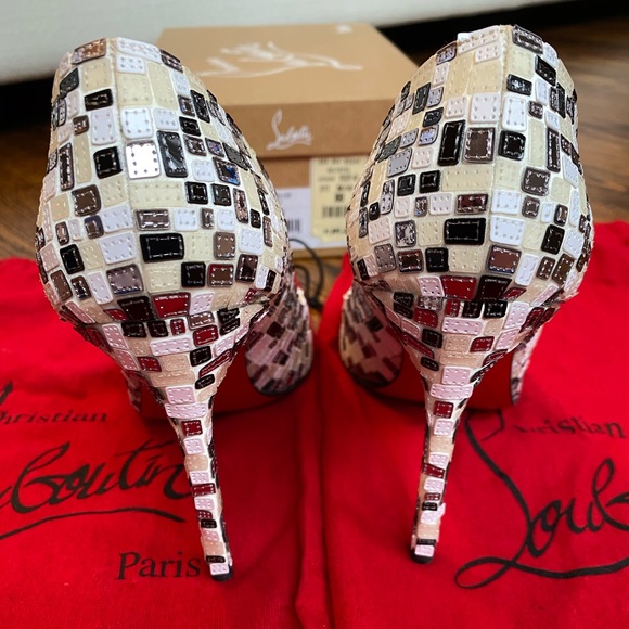 Christian Louboutin Fifi Mosaique Heels - Picture 2 of 4
